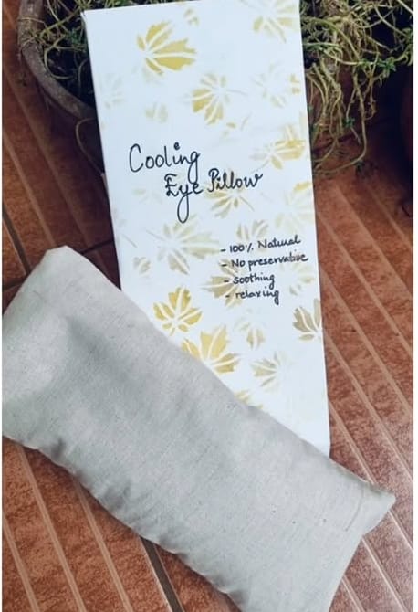 Natural therapeutic eye pillow from the Natural Therapeutic Eye Pillow Course
