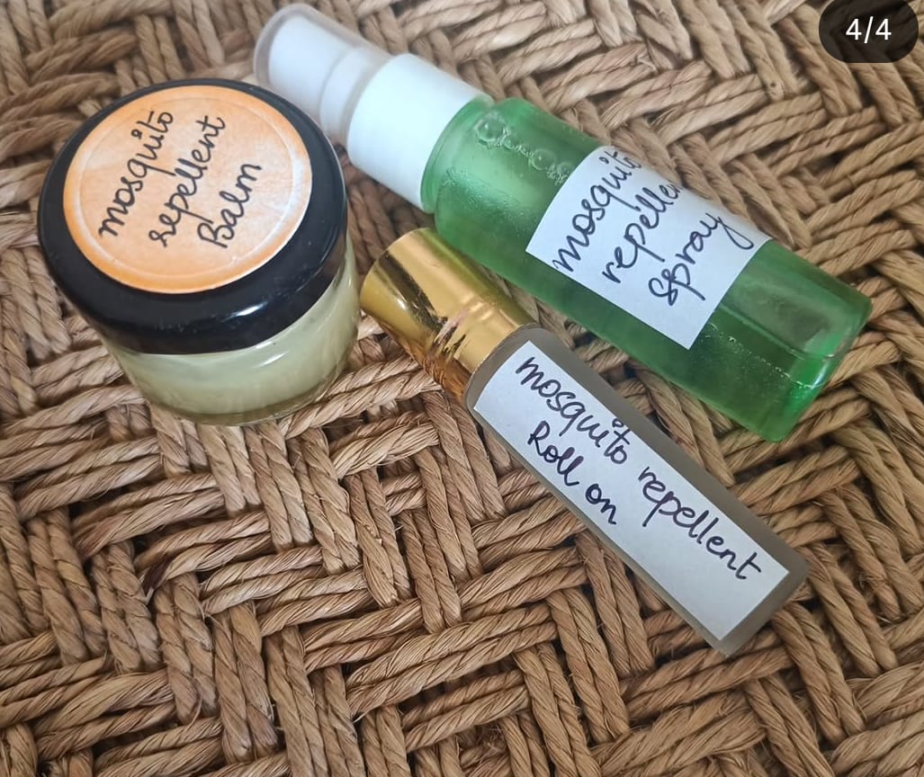 Handmade insect repellent spray from the Insect & Mosquito Repellent Masterclass